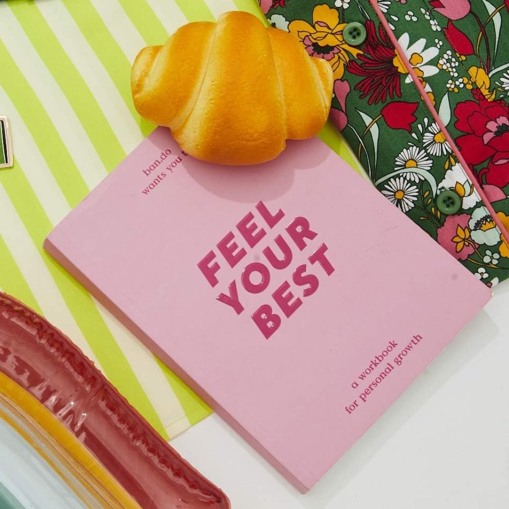 Ban.do Wellness Workbook & Guided Journal - Pink